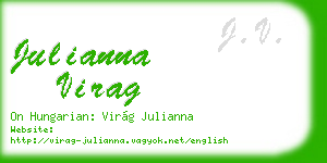 julianna virag business card